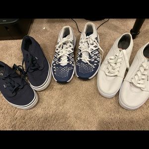 Men’s vans and nikes